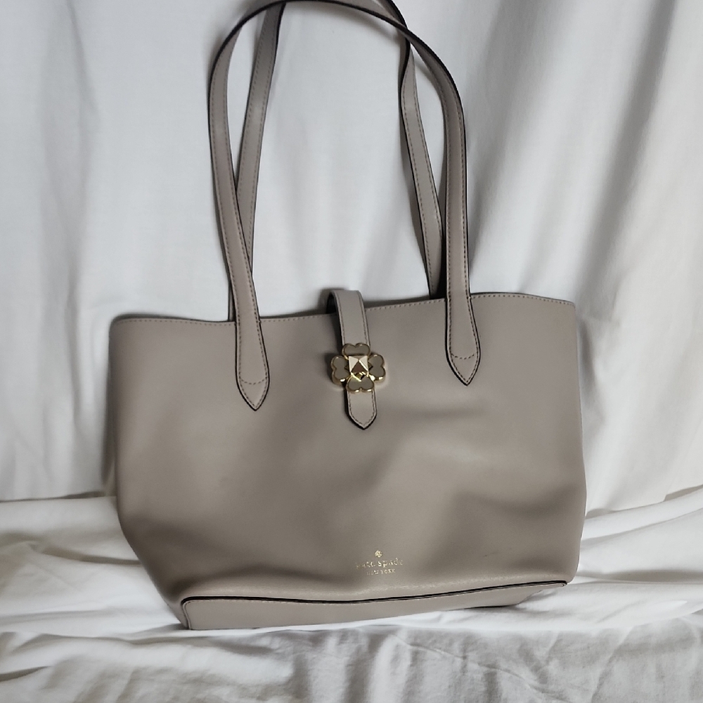 Kate Spade Taupe Leather Tote
